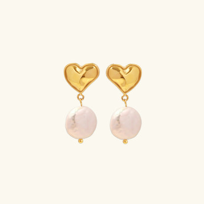 [Echo Fine]Blanche Freshwater Pearl Earrings