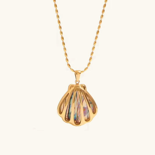[Echo Fine]Nixie Gold Seashell Pendant
