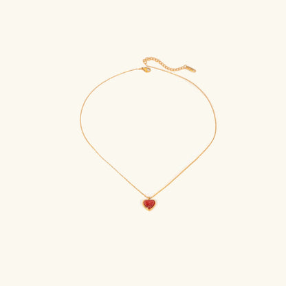 [Echo Fine]Cecily Gold Heart Necklace