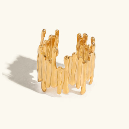 [Echo Fine]Zoella Abstract Gold Ring