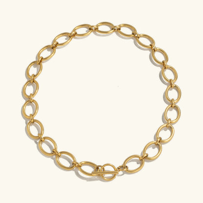 [Echo Fine]Cielle Chunky Gold Chain Necklace