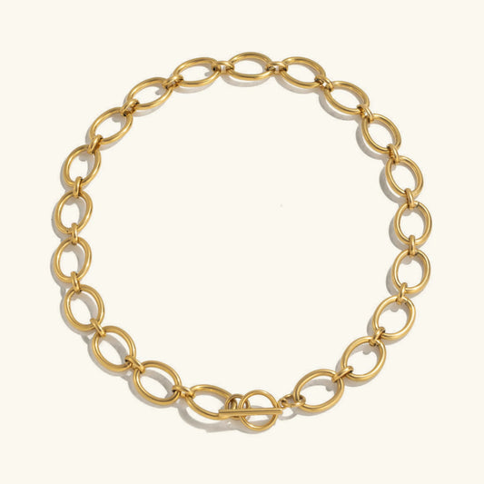 [Echo Fine]Cielle Chunky Gold Chain Necklace