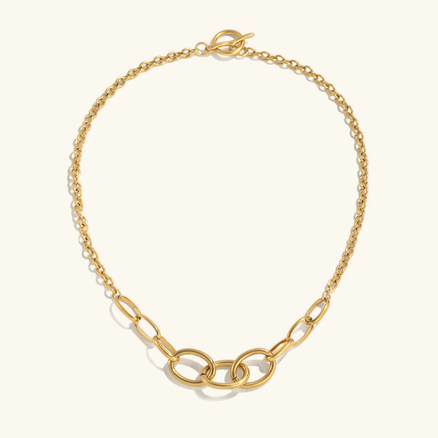 [Echo Fine]Renelle Gold Chain Necklace