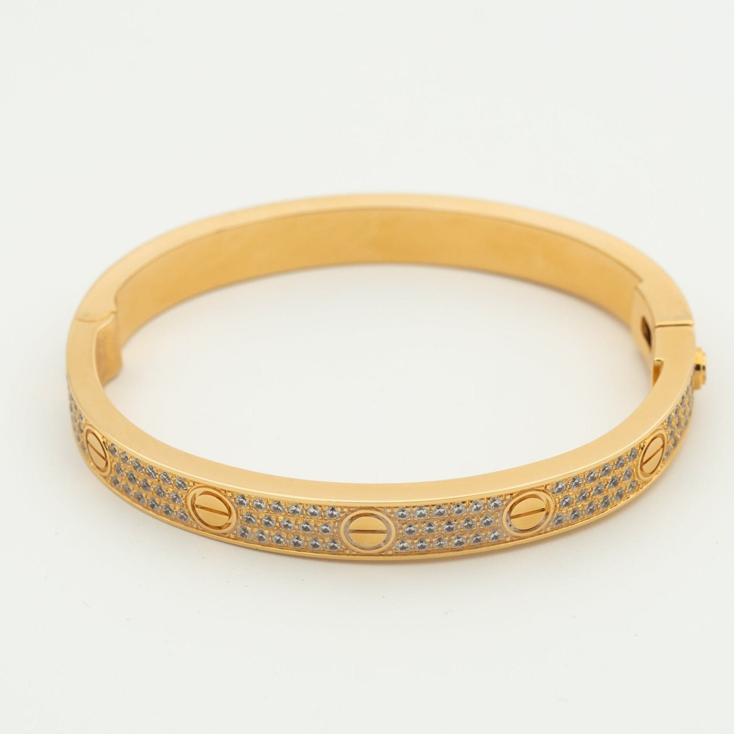 [ECHO ]LOVE BRACELET 6.1MM DIAMOND-PAVED