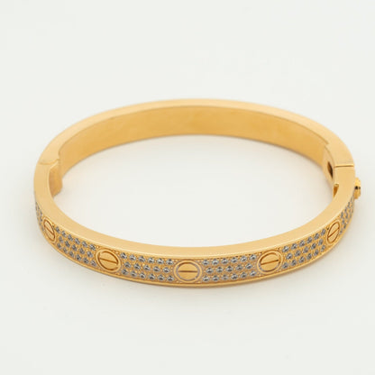 [ECHO ]LOVE BRACELET 6.1MM DIAMOND-PAVED
