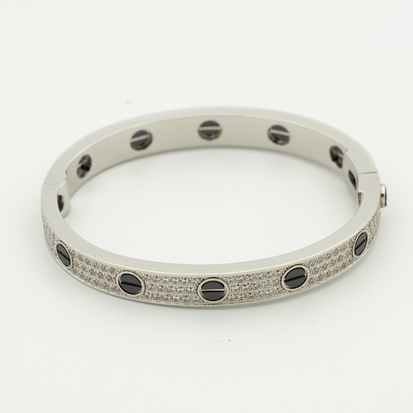 [ECHO ]LOVE BRACELET 6.1MM DIAMOND-PAVED CERAMIC
