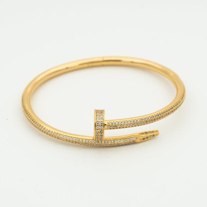 [ECHO ]JUSTE BRACELET 3.5MM ALL DIAMONDS