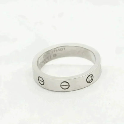 [ECHO ]LOVE RING 4MM 1 DIAMOND SILVER