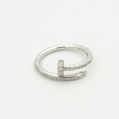 [ECHO ]JUSTE RING 1.8MM SILVER DIAMONDS