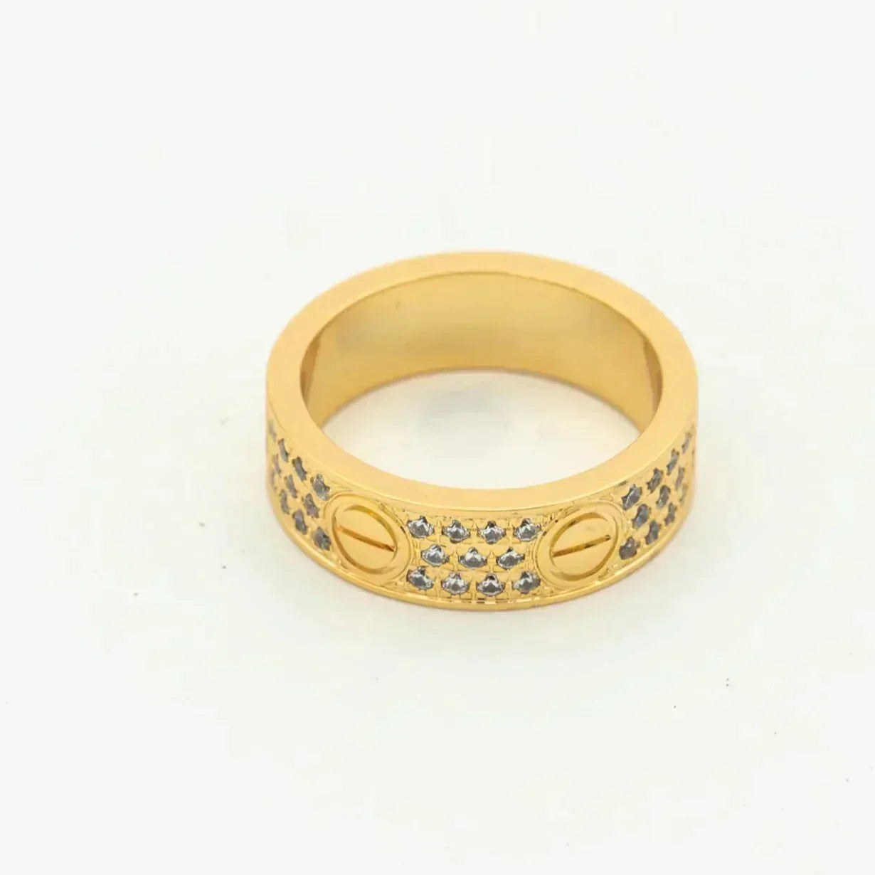 [ECHO ]LOVE RING 5.5MM DIAMONDS PAVED