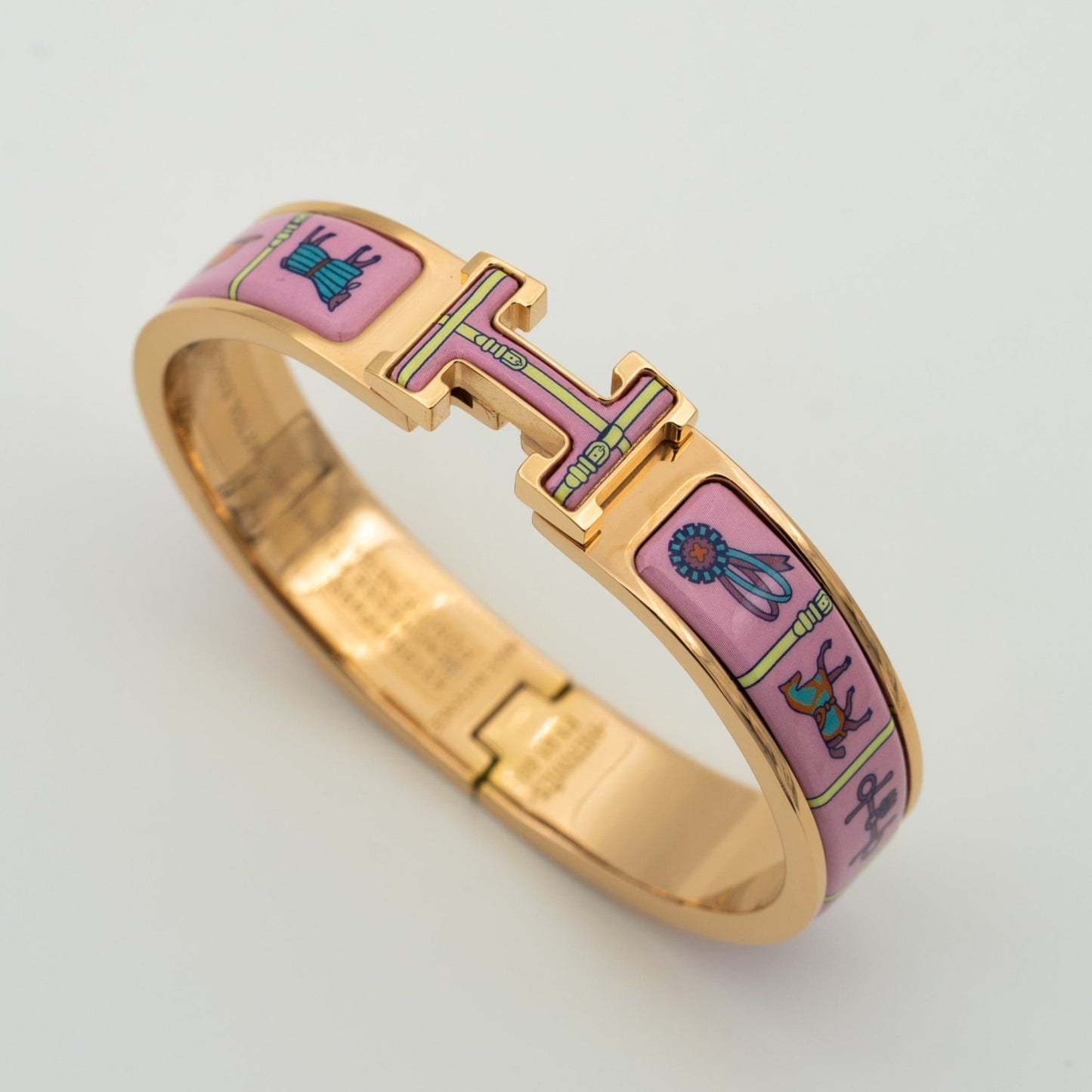 [ECHO ]H PINK GOLD BRACELET PINK CERAMIC