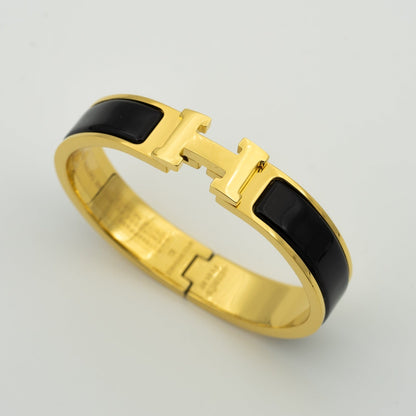 [ECHO ]H BLACK BRACELET