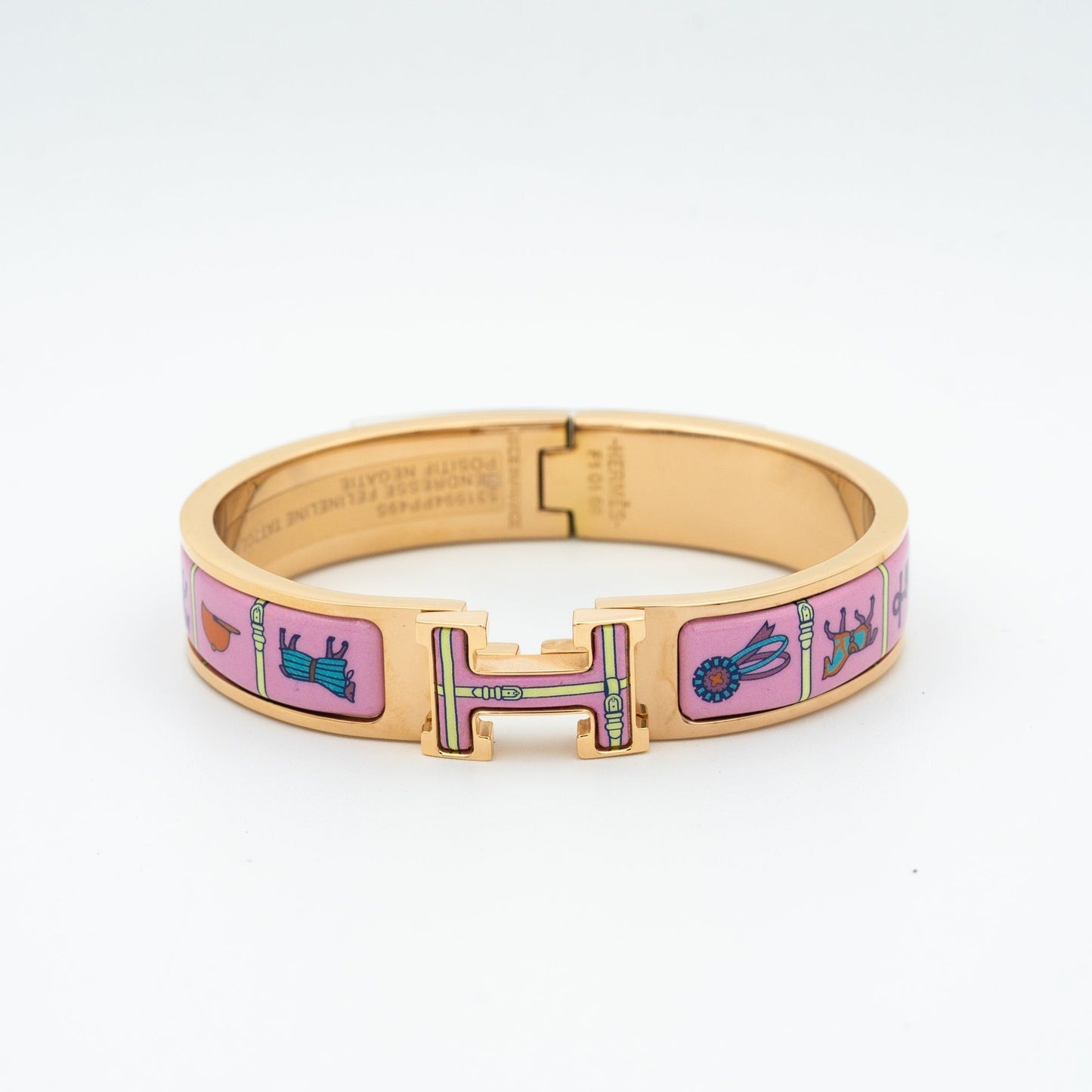 [ECHO ]H PINK GOLD BRACELET PINK CERAMIC