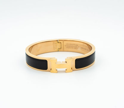 [ECHO ]H BLACK BRACELET