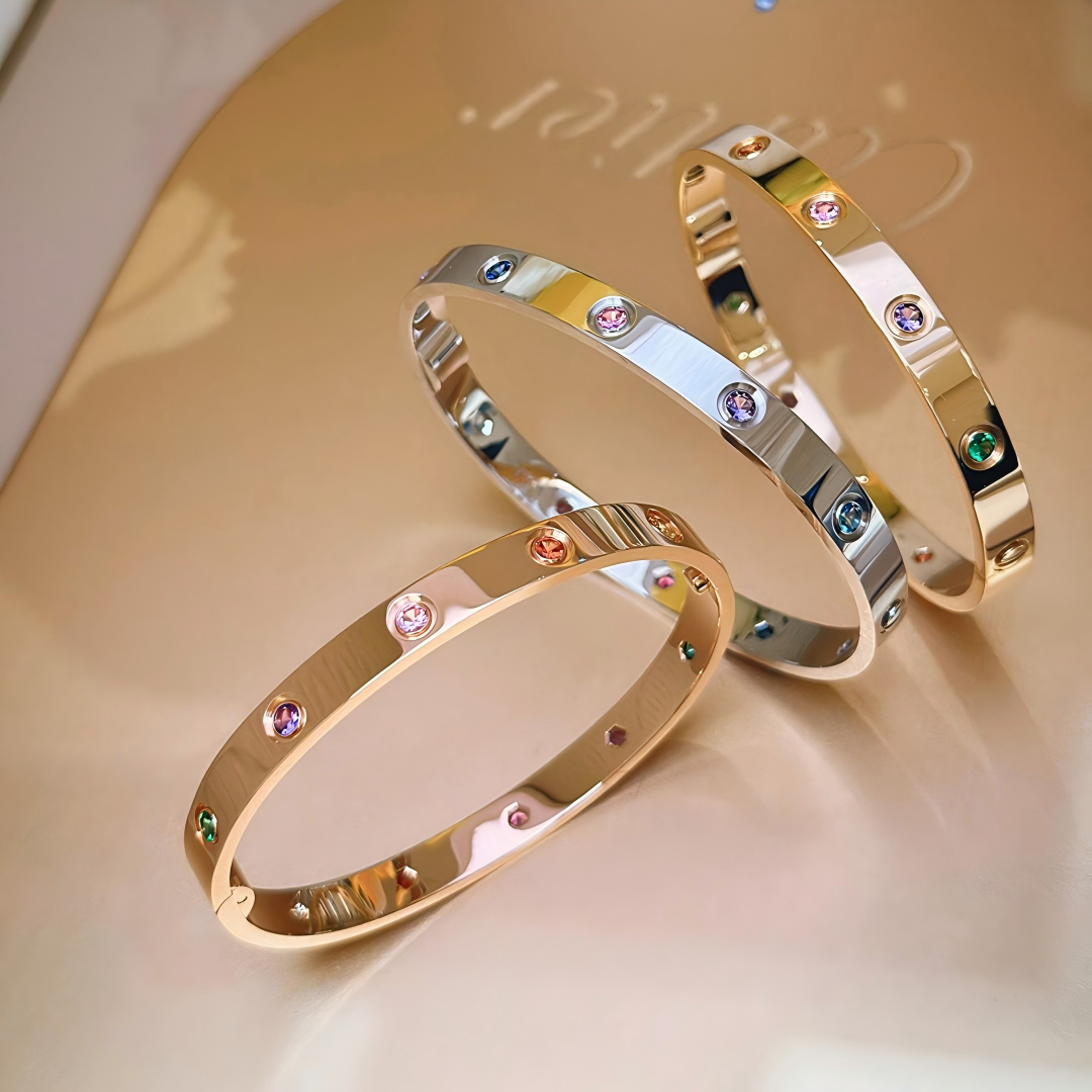 [ECHO]2026 RAINBOW LOVE BRACELET 6.1MM  10 DIAMONDS