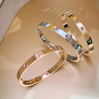 [ECHO]2026 RAINBOW LOVE BRACELET 6.1MM  10 DIAMONDS