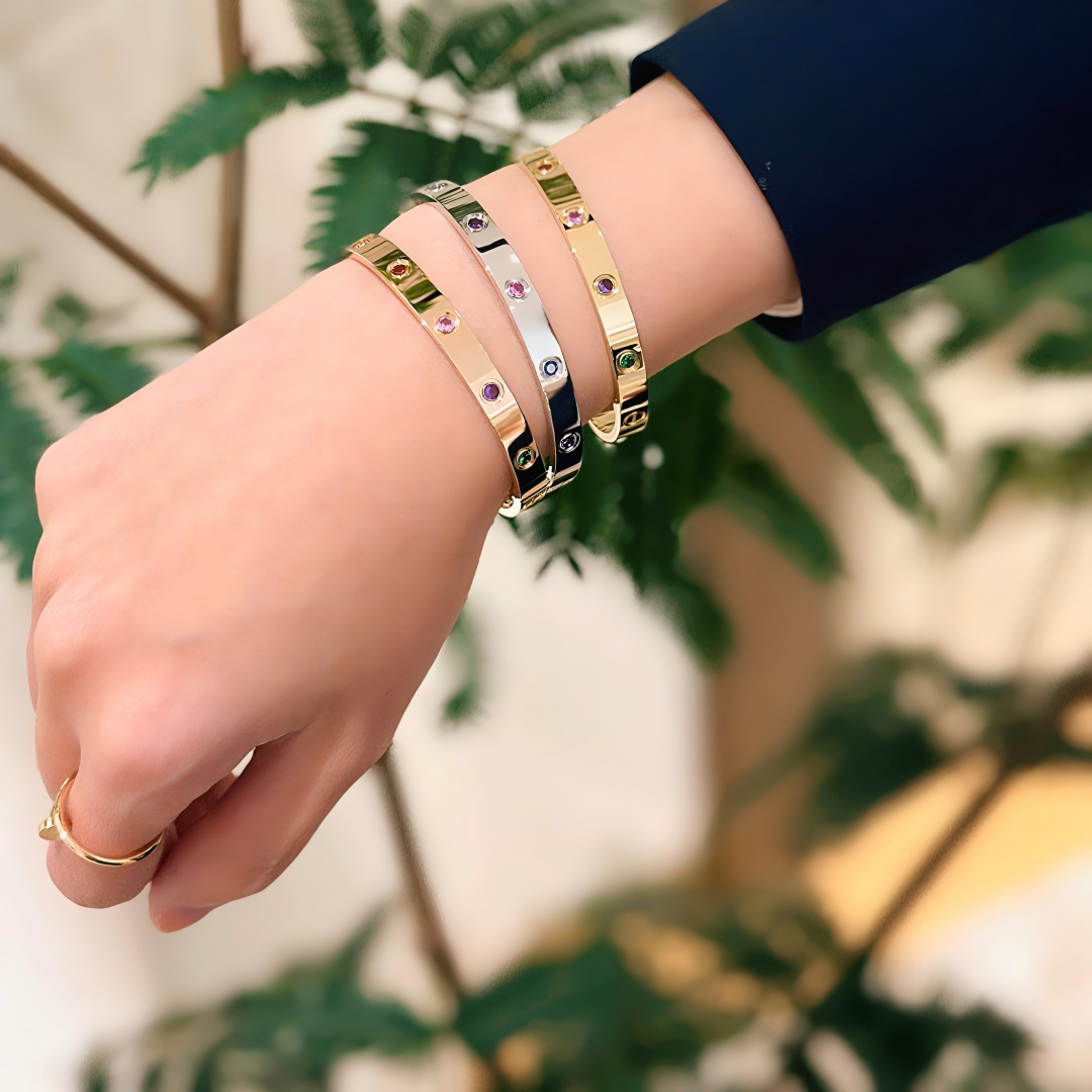 [ECHO]2026 RAINBOW LOVE BRACELET 6.1MM  10 DIAMONDS