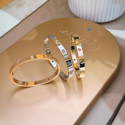 [ECHO]2026 RAINBOW LOVE BRACELET 6.1MM  10 DIAMONDS