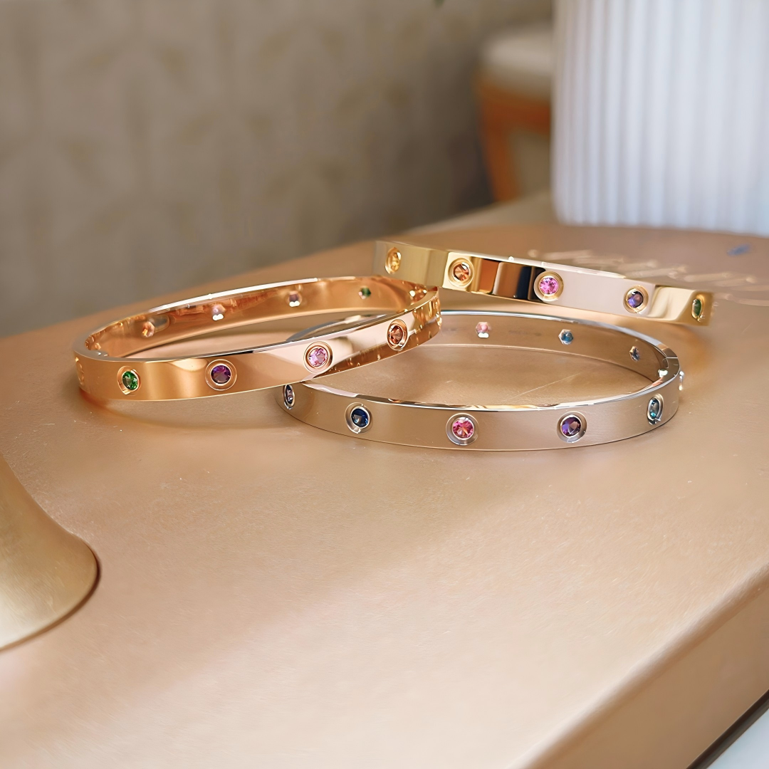 [ECHO]2026 RAINBOW LOVE BRACELET 6.1MM  10 DIAMONDS