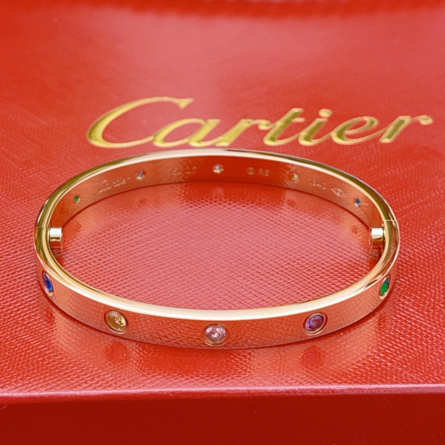 [ECHO]2026 RAINBOW LOVE BRACELET 6.1MM  10 DIAMONDS