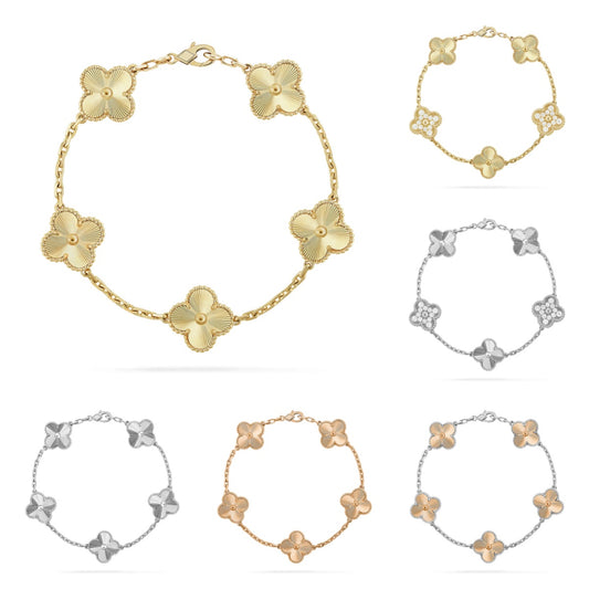 [ECHO ] CLOVER 5 MOTIF LASER BRACELET COLLECTION