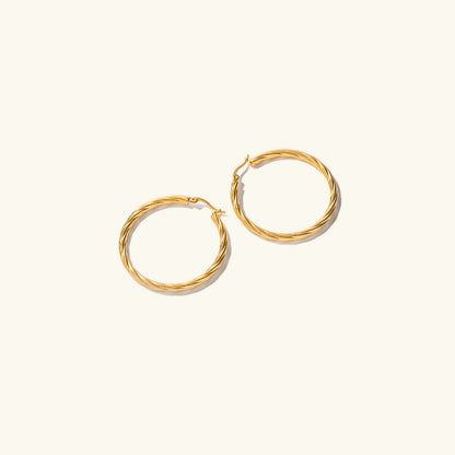 [Echo Fine]Zephy Hoop Earrings