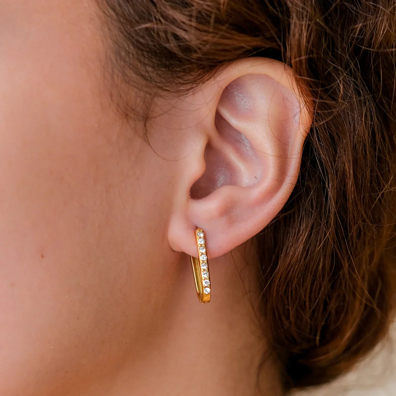 [Echo Fine]Lumiya Hoop Earrings