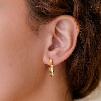 [Echo Fine]Lumiya Hoop Earrings