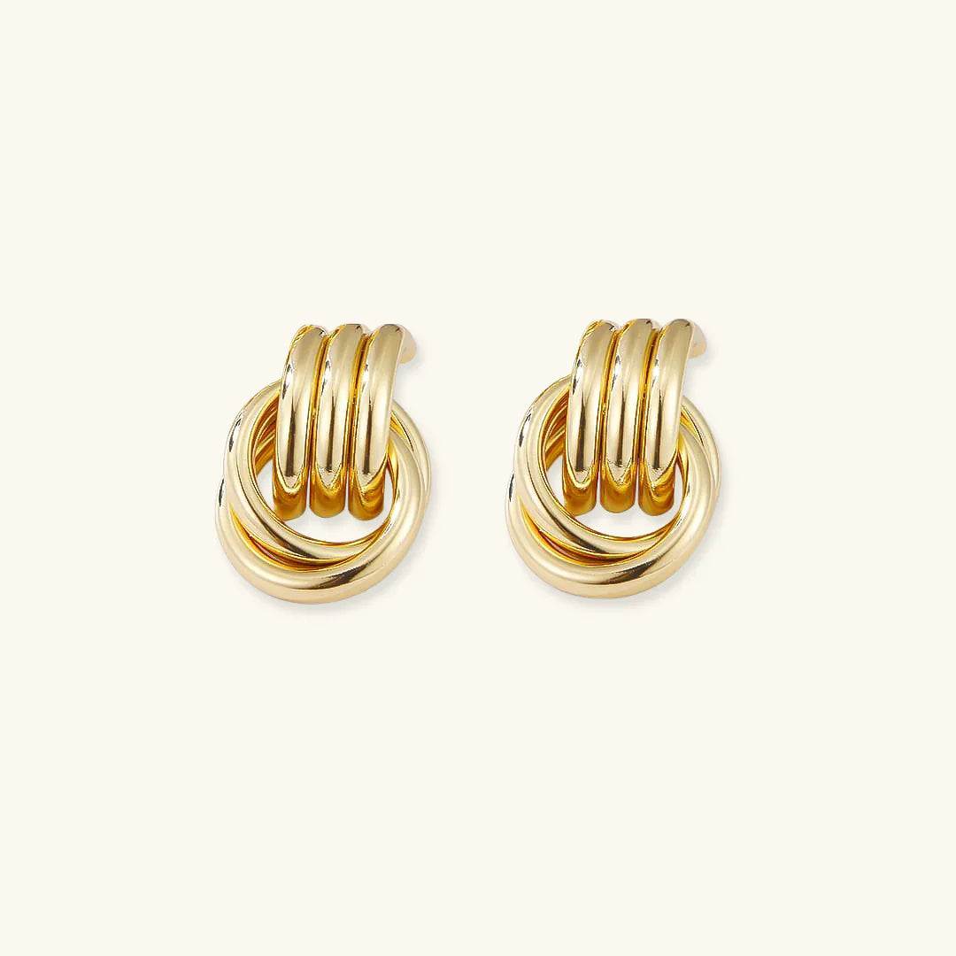 [Echo Fine]Luna Layered Hoop Earrings