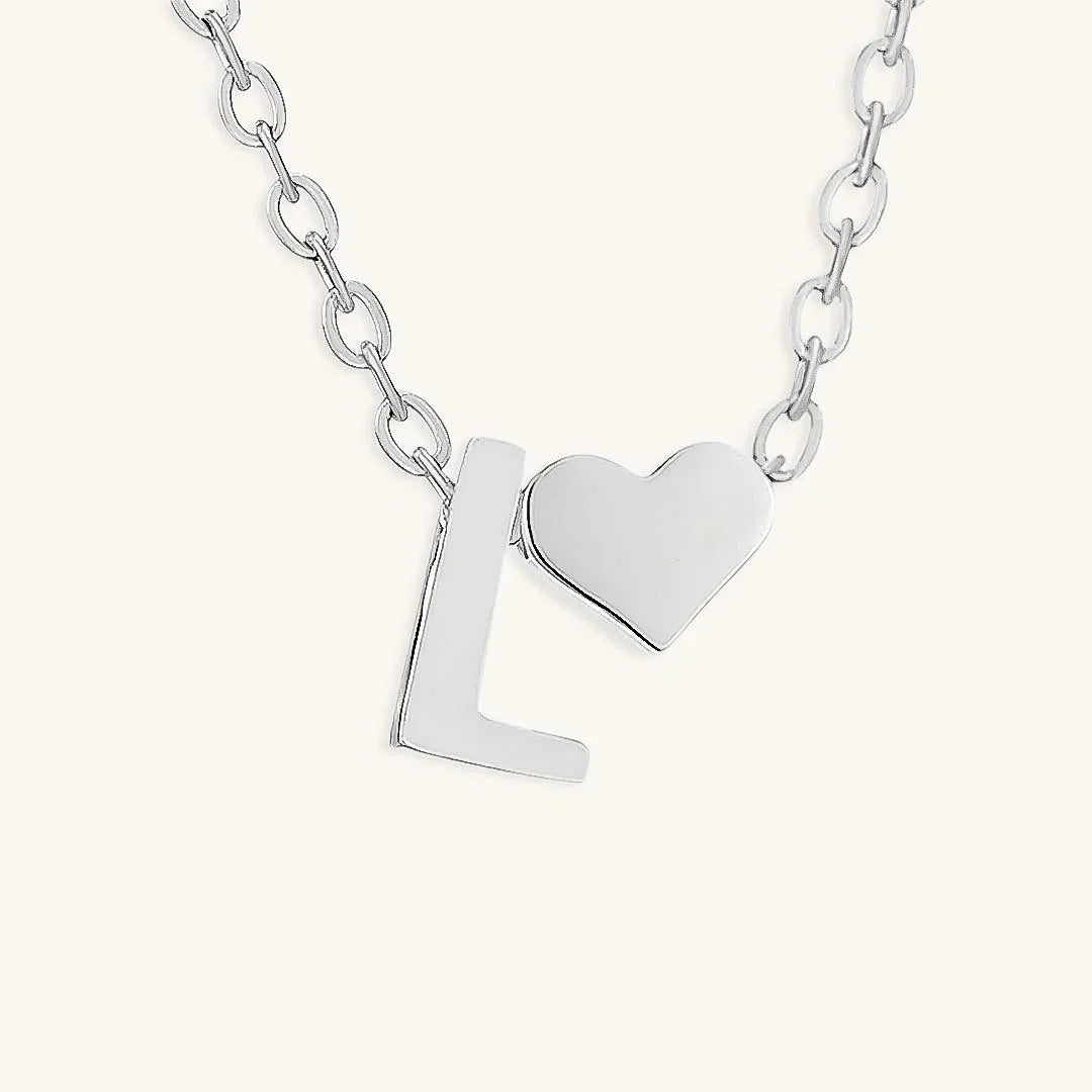 [Echo Fine]Ria Initial Letter Gold Necklace