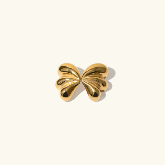 [Echo Fine]Liesel Gold Butterfly Earrings