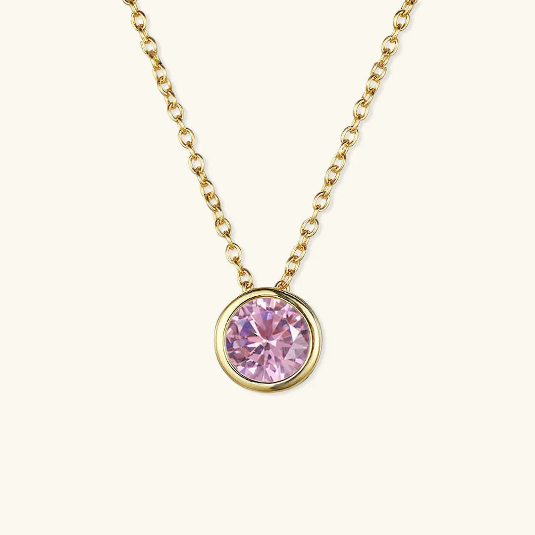 [Echo Fine]Amelia Birthstone Necklace