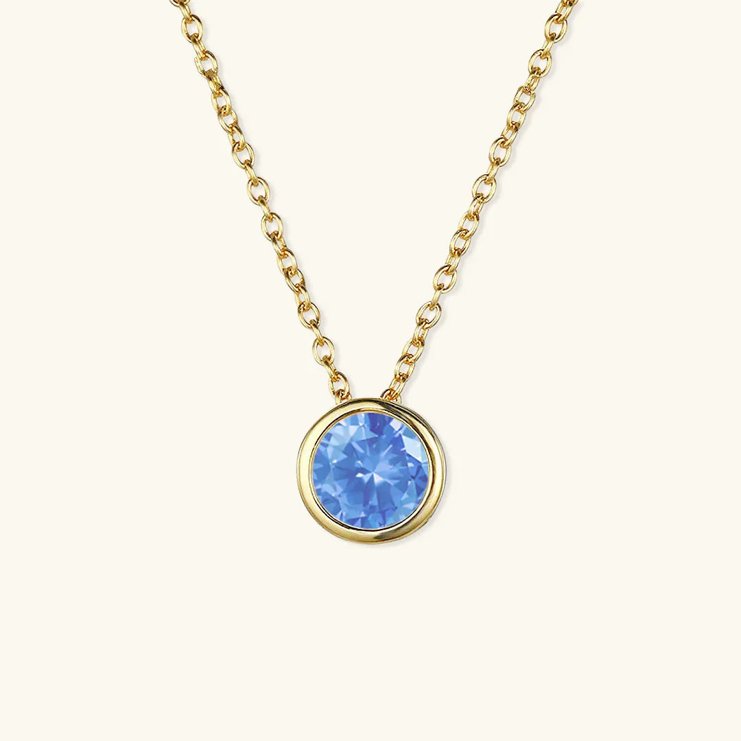 [Echo Fine]Amelia Birthstone Necklace