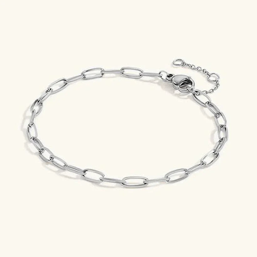 [Echo Fine]Maybelle Gold Paperclip Chain Bracelet