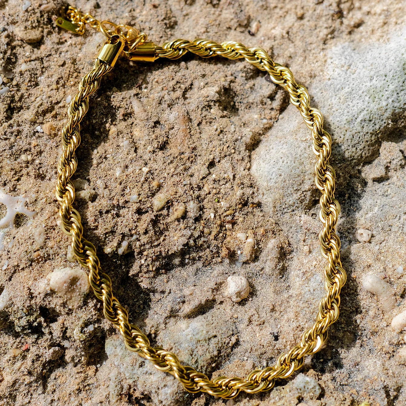 [Echo Fine]Mila Golden Twist Necklace