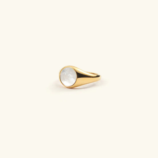 [Echo Fine]Mother Of Pearl Gold Ring
