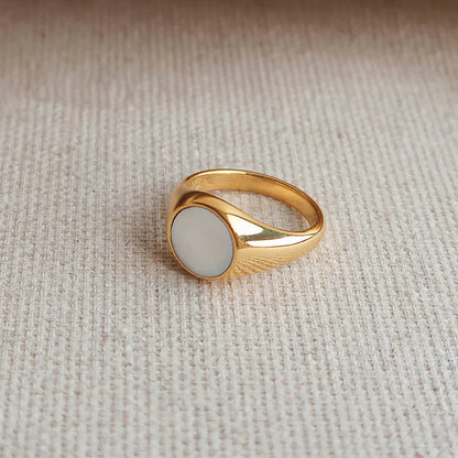 [Echo Fine]Mother Of Pearl Gold Ring