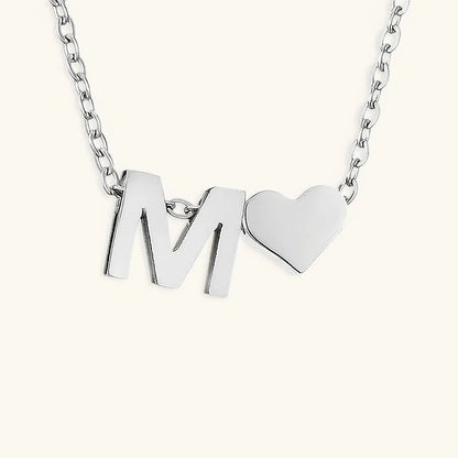 [Echo Fine]Ria Initial Letter Gold Necklace