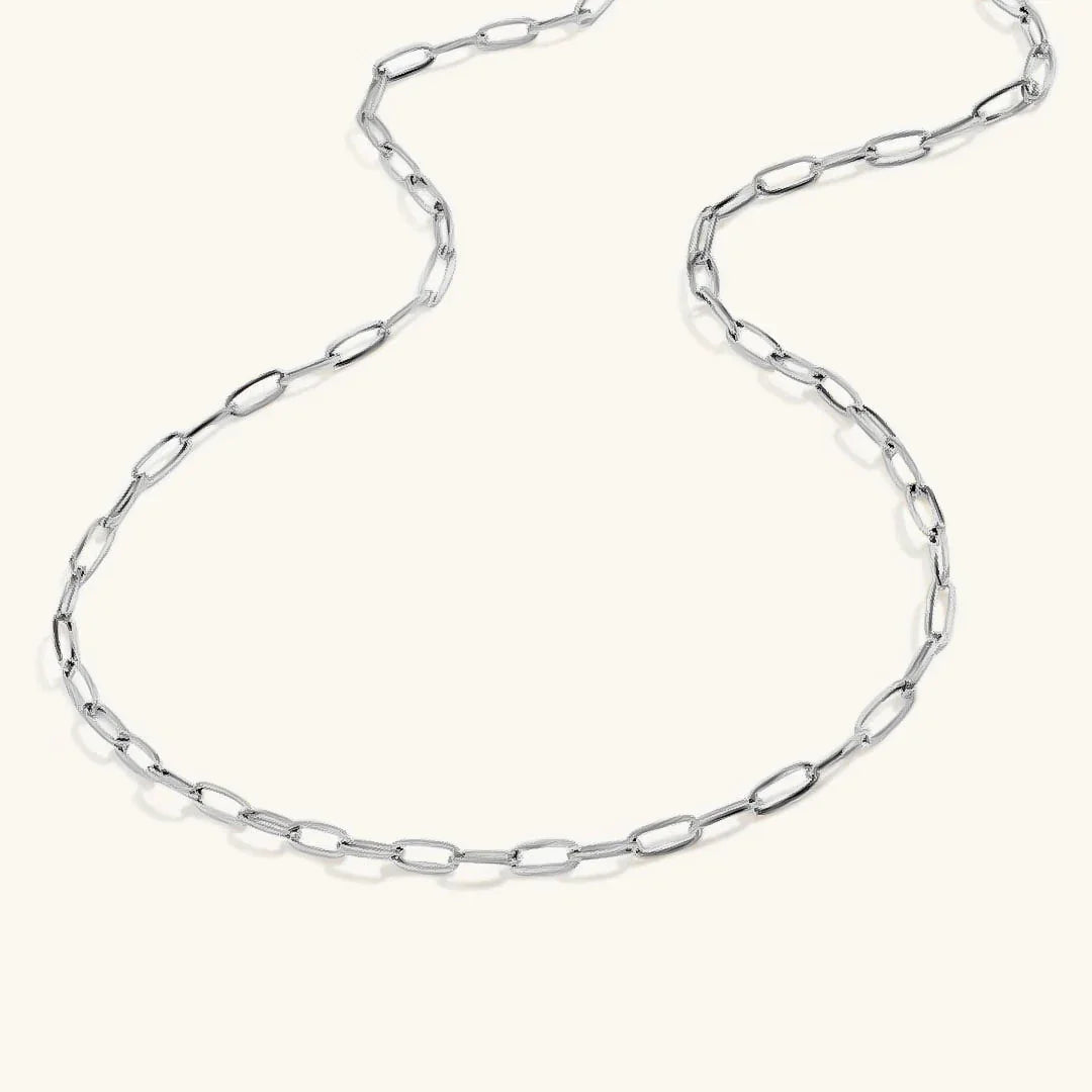 [Echo Fine]Nadia Paperclip Chain Necklace