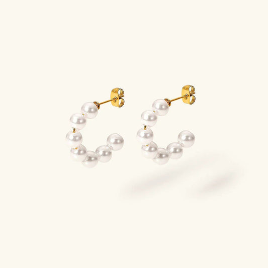 [Echo Fine]Nina Pearl Earrings