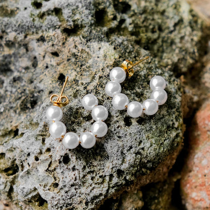 [Echo Fine]Nina Pearl Earrings