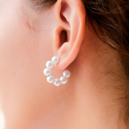 [Echo Fine]Nina Pearl Earrings