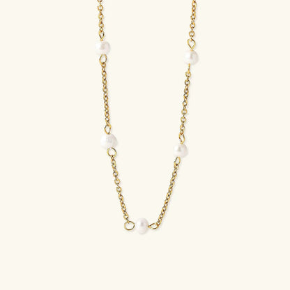 [Echo Fine]Nora Gold Pearl Necklace