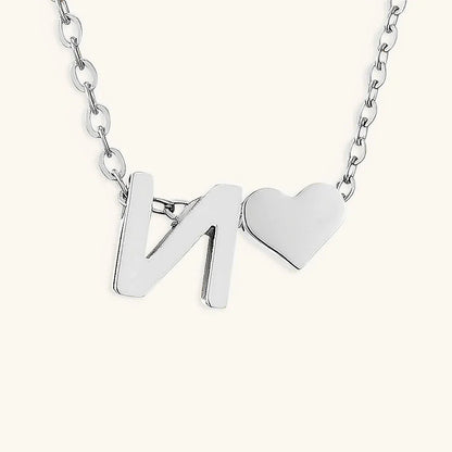 [Echo Fine]Ria Initial Letter Gold Necklace
