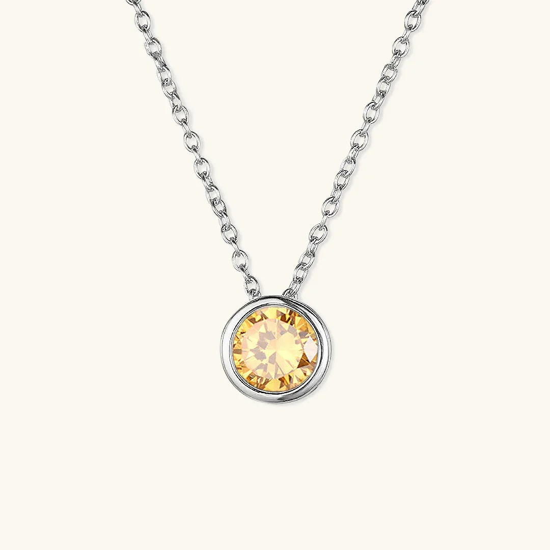 [Echo Fine]Amelia Birthstone Necklace