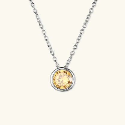 [Echo Fine]Amelia Birthstone Necklace