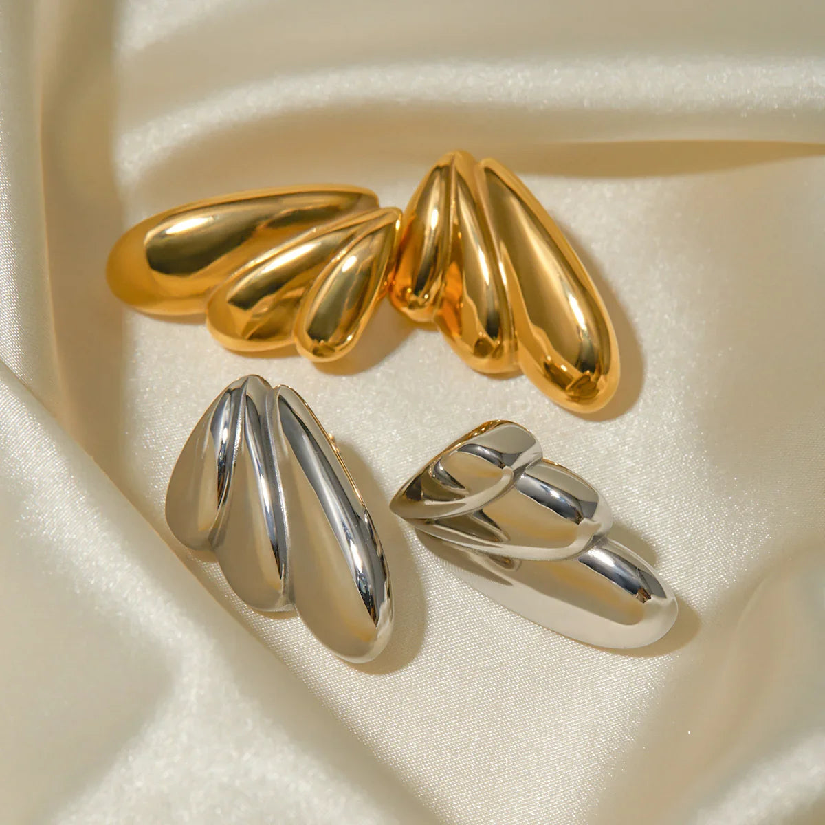 [Echo Fine]Saffron Gold Earrings