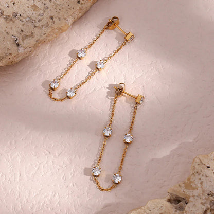 [Echo Fine]Iris Diamond Earrings