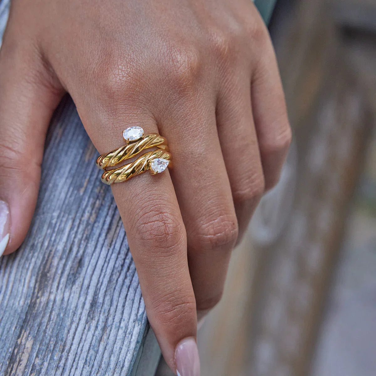 [Echo Fine]Noemi Curated Ring Stack Collection
