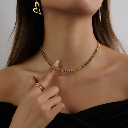[Echo Fine]Ysolde Gold Chain Necklace
